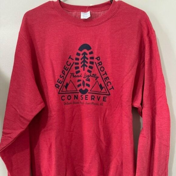 Port & Company Other - Men's Port & Company Long Sleeve Sweatshirt Color Red Size M Hiking